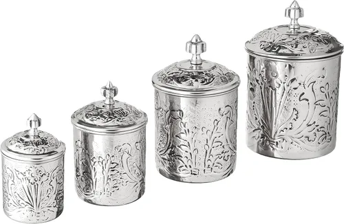Miniatura 5 de Old Dutch International Juego de botes de mariposa en relieve, 3 piezas