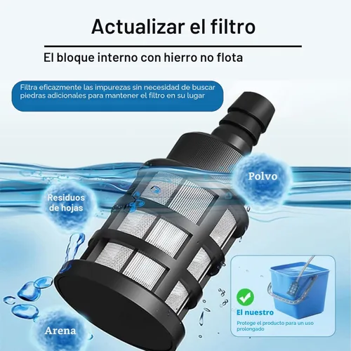 Miniatura 6 de Lavadora a presión portátil inalámbrica, Lavadora a presión inalámbrica de 980 PSI para autos con 2 baterías, boquilla 6 en 1, manguera de 5 metros
