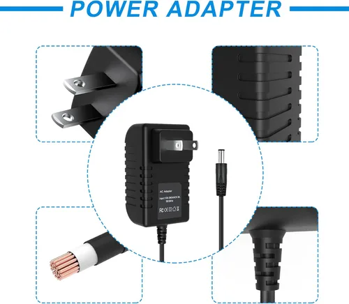 Miniatura 4 de Adaptador de 6 V CA/CC compatible con BestOffice TC-1350R-SS 13 galones 13 galones DZT13P 1350R TC-1350R TC1350R sin contacto sin contacto de acero