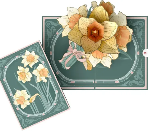 Miniatura 12 de Lovepop Tarjeta desplegable diaria para ella y él – Tarjetas de felicitación 3D para niños, niñas, hombres y mujeres – Cesta de hortensias – Tarjeta