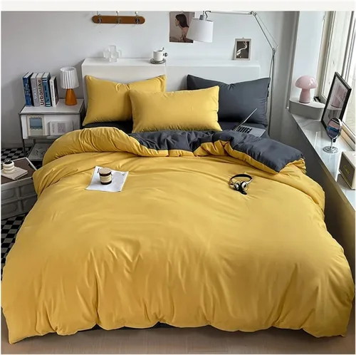 Miniatura 5 de ADovz Bedding Sets Duvet Cover Sets Solid Color Bedspread Sets Single Bed Double Bed King Size Duvet Cover Sets,Bed Sheets