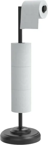 Miniatura 10 de Soporte de papel higiénico, soporte de papel higiénico de níquel cepillado, diseño pivotante y base ponderada estable de acero inoxidable SUS304