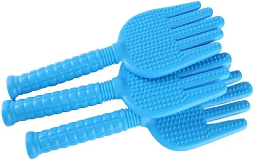 Miniatura 3 de AnHua 1 unids Clapper Meridian Shoot Health Beat Tapping Back Silicona Knock Body Hammer Fitness Masaje Stick Pat masajeador herramienta de cuidado