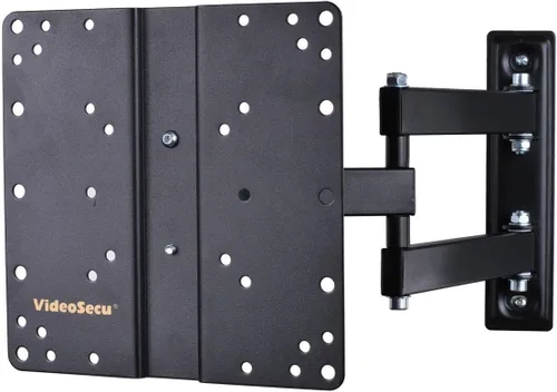 VideoSecu Soporte de pared giratorio para TV con inclinación articulada para la mayoría de TV LCD LED de 27-47 pulgadas, pantalla plana negra ML510B
