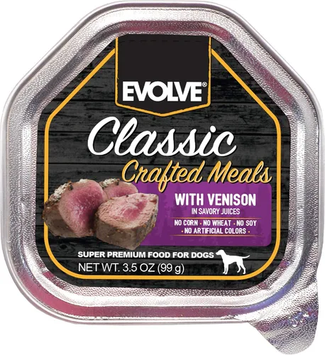 Miniatura 14 de Evolve Classic Crafted Meals - Comida húmeda para perros con estofado de ternera, 3.5 onzas, paquete de 15