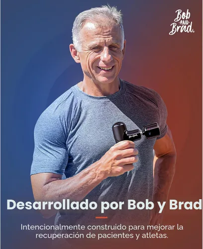 Miniatura 4 de BOB AND BRAD Q2 Pro Mini pistola de masaje con calor y frío, masajeador de tejido profundo de tamaño bolsillo, pistola de masaje muscular de Negro