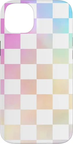 Miniatura 15 de Pastel Rainbow Checkerboard Checker Checked Pattern Case for iPhone 17