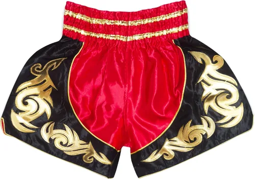 Miniatura 3 de Pantalones cortos de Muay Thai para niños (4 años a 10 años) para boxeo, kickboxing, artes marciales mixtas, entrenamiento para niños y niñas