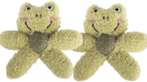 Miniatura 20 de Juguetes de felpa con hierba gatera para gatos de interior, juguetes interactivos para masticar para dentición y cuidado dental, juguete de nailon