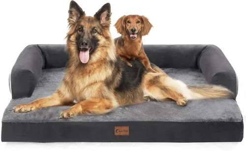 Miniatura 29 de Camas Ortopédicas para Perros de Tamaño Grande, Espuma de Celdas Impermeables tipo Huevera, Camas tipo Sofá para Perros Medianos para Jaula 35x22