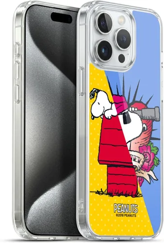 Miniatura 231 de Head Case Designs Funda de gel con licencia oficial de Peanuts Snoopy & Woodstock Halfs and Laughs [protección de grado militar] compatible