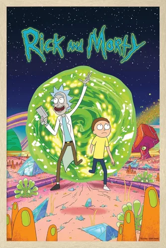 Miniatura 5 de Trends International Rick And Morty - Póster de pared con tapa, 14.725 x 22.375 pulgadas, versión premium sin marco