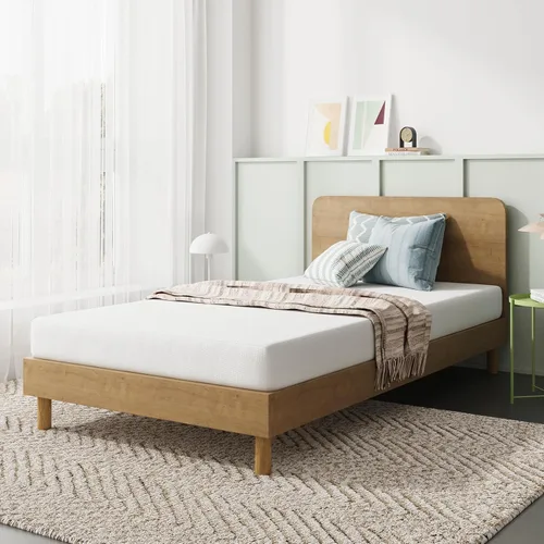 Miniatura 7 de Novilla Colchón tamaño Queen de 5 pulgadas, colchón de espuma viscoelástica de gel para dormir fresco por la noche y aliviar la presión, colchones