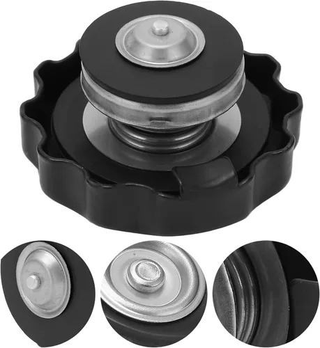 Miniatura 3 de KIMISS Tapa de radiador de motocicleta de 1.1 bar, ajuste universal, ABS + metal, presión de 1.1 bar, sellado a prueba de fugas para pieza