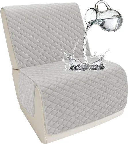Miniatura 43 de Arfntevss Fundas para sofá seccional reclinable para sofá seccional en forma de L, funda antideslizante lavable para sofá reclinable con forma de L