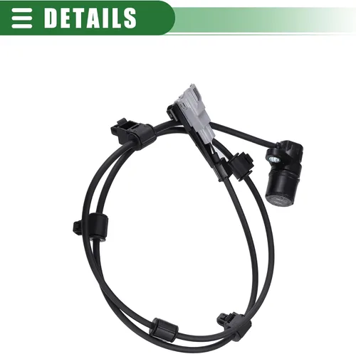Miniatura 6 de Motoforti Sensor de velocidad de rueda ABS trasero izquierdo derecho, para Toyota 4Runner 1996-2002, goma, No.8954535030/8954635030, negro, 2
