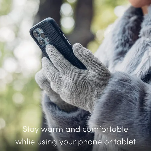 Miniatura 4 de Moshi Digits - Guantes de invierno para pantalla táctil, guantes de punto cálidos con 3 tamaños SML