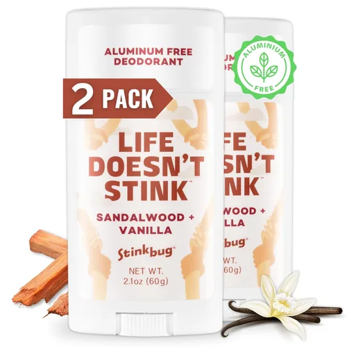 Miniatura 28 de Stinkbug Naturals - Desodorante orgánico sin aluminio con salvia ámbar, aceite de coco y carbón activado, sin parabenos, desodorante para piel