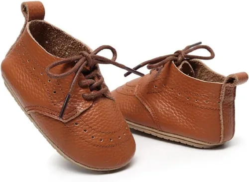 Miniatura 3 de Mocasines de cuero para bebés, niños y niñas, cómodos zapatos de vestir Oxford, zapatos de boda, zapatos para primeros pasadores, zapatos de cuna