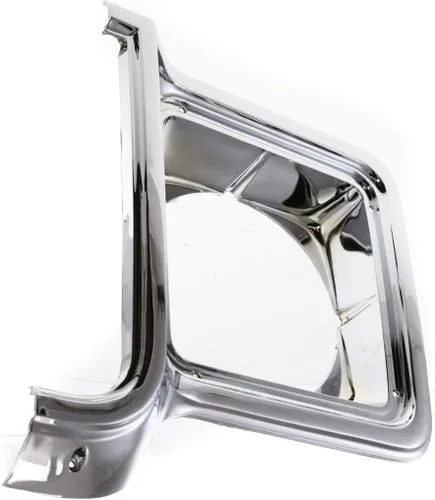 Miniatura 5 de Para puerta de faros delanteros Chevy K10 1975 1976 1977 lado del conductor Redondo Cromo y plateado oscuro pintado GM2512134 376627