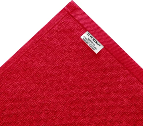 Miniatura 4 de COTTON CRAFT Amazing Kitchen Towels – Juego de 8 toallas de rizo – 100% algodón Euro Café Waffle Weave – Suave y absorbente, de secado rápido