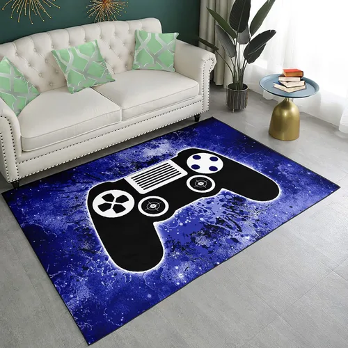 Miniatura 14 de BATATADOCE Alfombras de videojuegos para dormitorio de niños, alfombras para sala de juegos, decoración de juegos para niños, alfombra de área