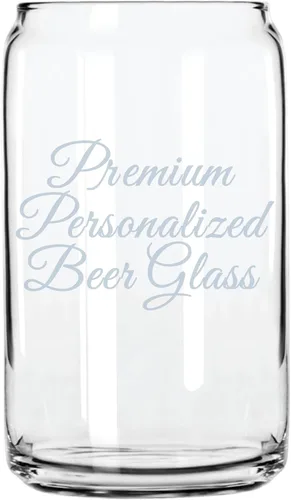 Miniatura 9 de Etched Laser Art Taza de cerveza grabada personalizada de 25 onzas, cristalería transparente apta para lavavajillas, personalizada para cualquier