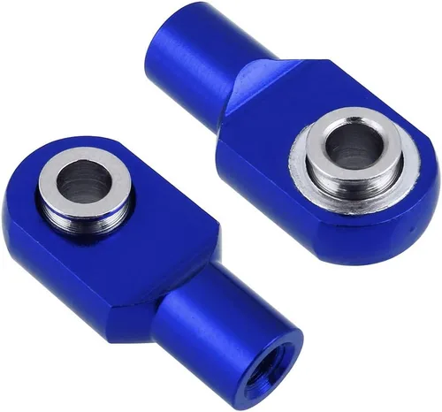Miniatura 4 de Extremos de barra cortos a control remoto con bolas huecas de metal de aluminio para autos Traxxas RC, repuesto de 2742X (paquete de 4) (azul marino)