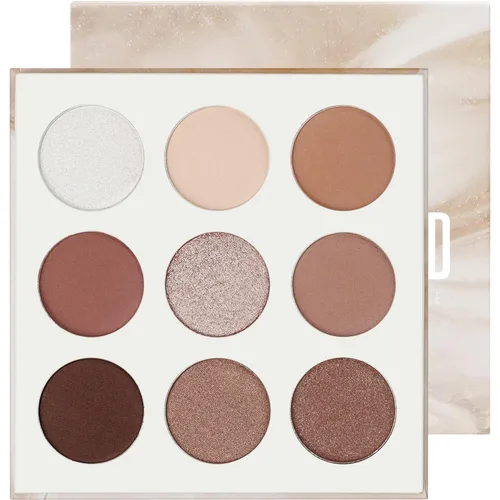 Miniatura 11 de Docolor Paleta de sombras de ojos de 9 colores, sombras de ojos amarillas, paletas de sombras de piedras preciosas, sombras altamente pigmentadas