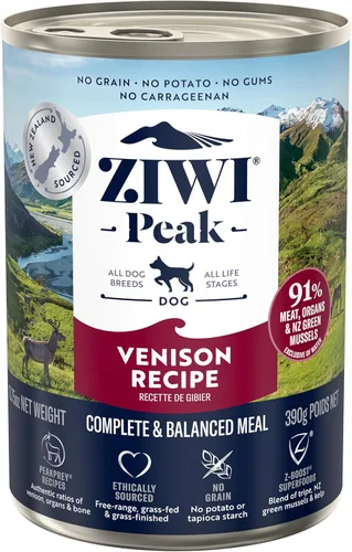 Miniatura 16 de ZIWI Peak - Alimento húmedo enlatado para perros, totalmente natural, alto en proteínas, sin granos, ingredientes limitados, con superalimentos