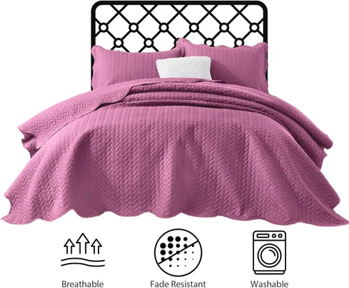 Miniatura 352 de MOONLIGHT20015 Edredón tamaño King (106 x 96 pulgadas) con 2 fundas de almohada (20 x 36 + 2 pulgadas) para todas las estaciones, juego de cama Azul