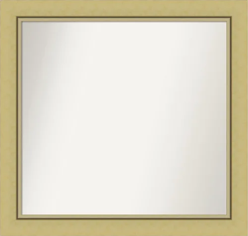 Miniatura 77 de Amanti Art Landon Gold Espejo de baño, espejo de pared o espejo de tocador de baño sobre el fregadero (26.25 x 26.25 pulgadas) Espejo no biselado