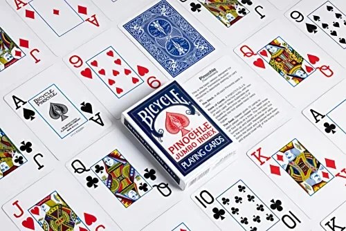 Miniatura 5 de Bicycle Naipes Pinochle Jumbo Index 2 Decks