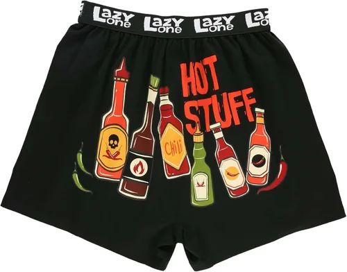 Miniatura 21 de Lazy One Divertidos boxers de animales, ropa interior humorística, novedosos pantalones cortos, regalos de broma para hombres