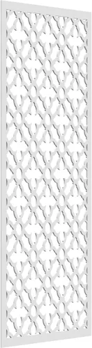 Miniatura 28 de Madison Paneles de pared decorativos de madera con calado, 9 3/8 pulgadas de ancho x 24 3/8 pulgadas de alto x 3/8 de alto, roble rojo rojo (Red Oak)