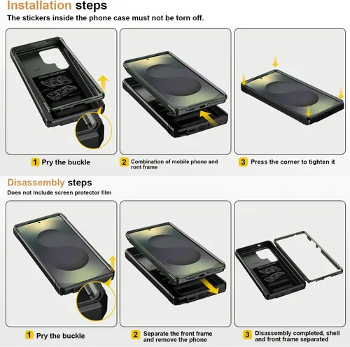 Miniatura 9 de PASNEW Funda para Samsung Galaxy S22 Ultra 5G, cubierta de cámara deslizante y soporte de dedo de metal de 360°, carcasa rígida protectora Verde