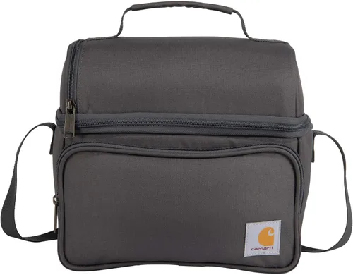 Miniatura 9 de Carhartt - Enfriador de camping, lonchera para sitio de trabajo, bolsa de almuerzo de carcasa blanda para sitios de construcción, trabajo y uso Negro
