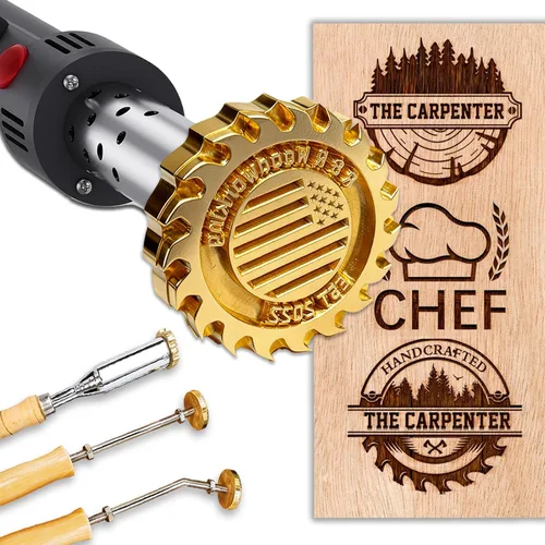 Hierro de marca personalizado para madera, logotipo eléctrico personalizado, hierro de marca de metal, sello de hierro de cuero duradero, regalo de