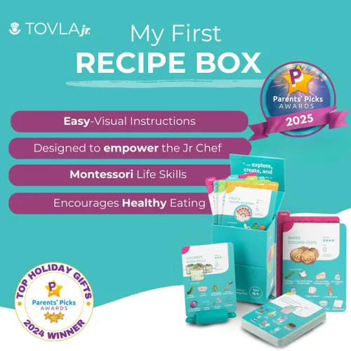 Miniatura 2 de Mi primera caja de recetas para niños: recetas inspiradas en Montessori, fáciles de seguir con guías visuales. Libro de cocina para niños a partir