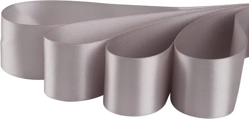 Miniatura 3 de AVANAVA Cinta de satén de doble cara de 1-1/2 pulgadas de ancho - 50 yardas (012-plateado)
