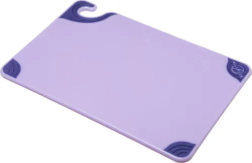 Miniatura 10 de San Jamar Saf-T-Grip Co-Polymer colección de tabla de cortar, Azul, 1