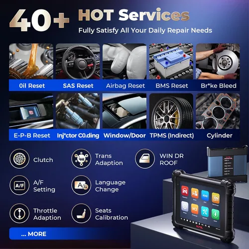 Miniatura 7 de Autel MaxiSys MS919 J2534 Prog, ram, D-PDU RP1210, ECU C0.ding, más de 40 servicios calientes, topología, AutoScan 2.0, escáner inteligente Autel