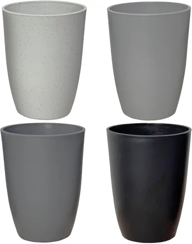Miniatura 10 de Vaso reutilizable de paja de trigo (12 onzas), juego de vasos irrompibles para el hogar y al aire libre, vaso apto para lavavajillas, sin BPA