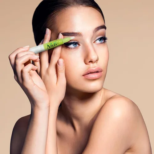 Miniatura 7 de Juego de depilación de cejas Nad's - Depilación facial para cejas y áreas delicadas - Tiras de algodón, toallitas de limpieza, 0.2 onzas