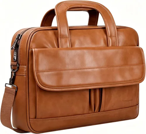 Miniatura 13 de Bolsa para laptop, 15.6 pulgadas, impermeable, maletín para viajes, se expande 15 pulgadas, con tira para el hombro, maletín para Negro