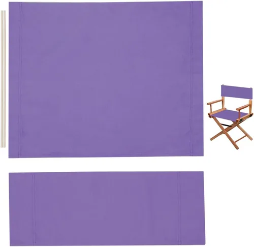 Miniatura 7 de GORGECRAFT Fundas para sillas de directores de 21 ~ 16 x 8 ~ 21 pulgadas, funda de asiento de lona negra para asiento y respaldo con palo de madera
