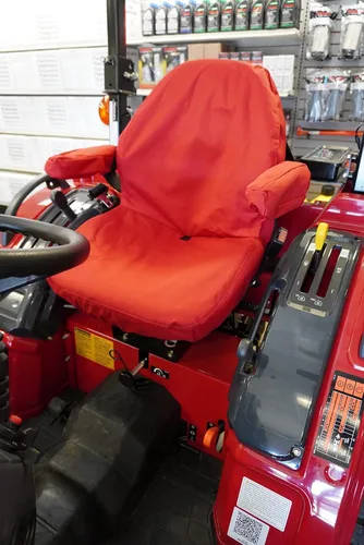 Miniatura 8 de Durafit Seat Covers, Compatible con Mahindra todos los modelos actuales de tractor con asiento de una pieza con reposabrazos. No para asientos