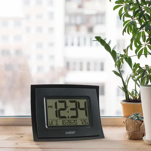 Miniatura 4 de La Crosse Technology WT-8002U-B-INT Reloj digital negro con temperatura
