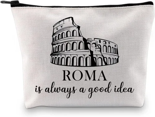 Miniatura 2 de GJTIM Regalo de viaje Roma, regalo de Roma, regalo sorpresa de viaje de Roma, regalo del Coliseo romano, regalo de recuerdo de Italia, bolsa