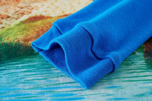 Miniatura 8 de Pijamas para niños, dinosaurio, cohete, espacio, 4 piezas, pijamas de manga larga, conjuntos de ropa de dormir de 2 a 12 años